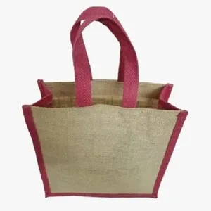 KVR High Quality Best Selling natural jute reusable large shopping multicolor designer gift bags bags with reusable s wholesale