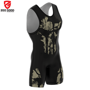 Manufacturer Custom logo <b>Men</b> Gym Sports <b>Wrestling</b> <b>Singlet</b> Custom Color Design Logo and Size High Quality <b>Wrestling</b> <b>Singlet</b> Suits - Product Image 2