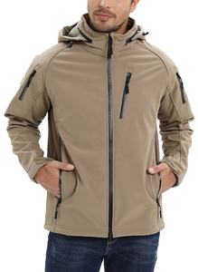 Chaqueta Softshell de Calidad de Exportación con Capucha, Chaqueta Impermeable, Chaquetas Forradas, Senderismo al Aire Libre - Product Image 4