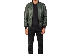 แจ็กเก็ตหนังสำหรับผู้ชายเสื้อแจ็คเก็ตหนังระบายอากาศได้ดีดีไซน์ใหม่ - Product Image 4