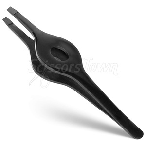 Pinzas de precisión para cejas con logotipo personalizado Diseño duradero y ligero para salones - Product Image 1