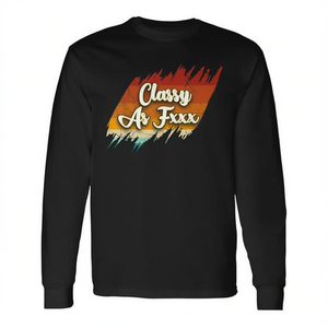 Camiseta de manga larga retro Oxymoron de Classy As F Fun - Product Image 2