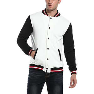 Venta superior Chaqueta Varsity para hombre en estilo único Logotipo personalizado Cuello alto Tela de lona para el invierno Precio bajo - Product Image 1