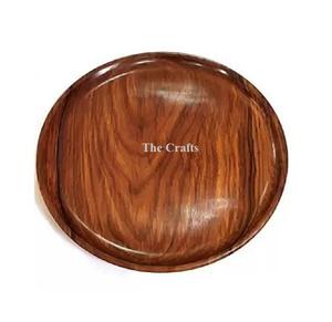 Greatest Quality Under Plate In <b>Wooden</b> <b>Round</b> Shape Charger Show Plate For Wedding Event And Hotel Use - Product Image 1