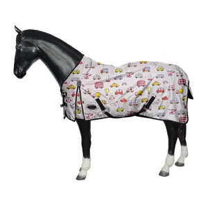 600Dプリントホースレースターンアウトラグ冬防水生地とフリース充填材 - Product Image 1