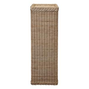 Socle rectangulaire et rond en osier tressé de style grec antique classique - Product Image 4