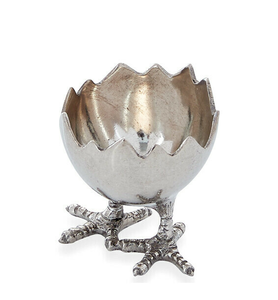 Proveedor al por mayor de acero inoxidable, huevera de plata pulida, soporte de diseño de cáscara de huevo, artículo de decoración de mesa de cena - Product Image 6