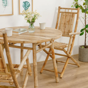 Vente en gros du Vietnam Chaises de jardin pliantes en bambou massif pour extérieur écologique Chaise et table en bambou - Product Image 5