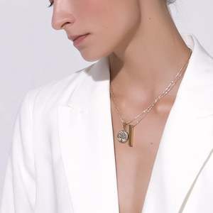 4 Sided Bar Urn <b>Necklace</b> <b>for</b> <b>Ashes</b> Stainless Steel Jewelry Memorial Keepsake Urn Lockets Pendant <b>for</b> Men Women Custom Size - Product Image 2