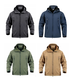 Premium Quality Winter Outdoor Windproof <b>Lightweight</b> Unisex Softshell <b>Jacket</b> Canvas Stand Waterproof Quick Dry Eco-Friendly - Product Image 2