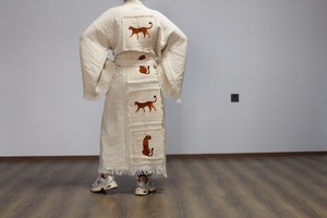 Turc Lux Kaftan 100% coton teinture naturelle longue robe de chambre à capuche maison hôtel Spa plage bonne qualité grande taille meilleur prix - Product Image 5