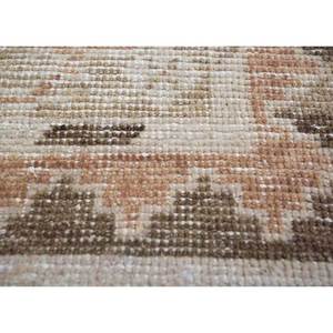 พรมขนสัตว์ถักมือ Erbe สีเบจและสีน้ำตาล ลายเหรียญตรา ขนาดใหญ่ สำหรับห้องนั่งเล่น ใช้ในบ้าน-GS-08(Cs-02) - Product Image 3