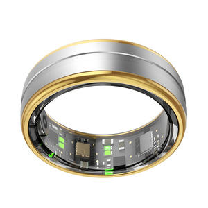 Anillo Inteligente R06 Dorado, Batería de 15 mAh, Monitoreo de Oxígeno en Sangre y Frecuencia Cardíaca, Carga Magnética, Control por Aplicación QRing - Product Image 4