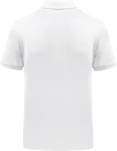 Polos personnalisés avec logo OEM à séchage rapide 92 polyester 8 élasthanne polo de golf boutonné à manches courtes polos de golf Performance pour hommes - Product Image 2