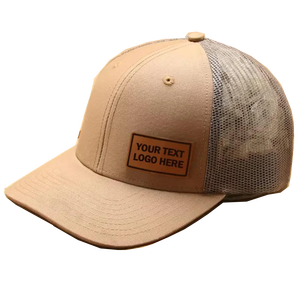 Casquette de camionneur 6 panneaux multicolore en cuir personnalisé Casquettes de camionneur en maille de haute qualité à l'arrière Casquettes de sport unisexes Vietnam OEM - Product Image 1