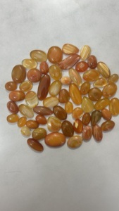 Vente en gros Lot de cabochons en agate cornaline naturelle de différentes formes et tailles de pierres précieuses polies pour la fabrication de bijoux - Product Image 4