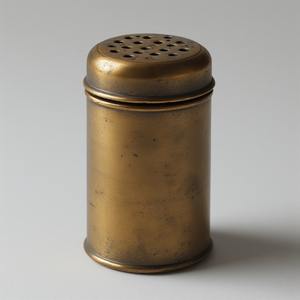 Molinillo de sal y pimienta de acero inoxidable Premium con perilla de latón pulido, trabajo artesanal Diseñado para interiores de comedor decorativos - Product Image 4