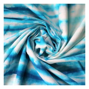Tie and Dye block print fabric