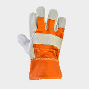 ถุงมือเซฟตี้สำหรับทำงานหนังฝ่ามือถุงมือนิรภัยสำหรับงานอุตสาหกรรม - Product Image 4