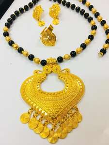 Atrapasueños de Latón Chapado en Oro con Cuentas Azules y Cadena Circular, Amuleto de Moda para Bodas, Atrae Prosperidad, Amor y Vida - Product Image 4