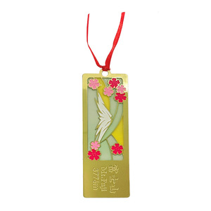 Customized Hollow Resin <b>Metal</b> <b>Bookmark</b>-School Souvenir Enamel Brass Gift - Product Image 1