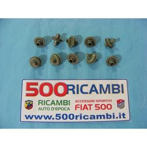 Kit de fixation pour Fiat 500 D F L R, 10 pièces, fixation de porte, vis, attache rapide pour 2 côtés - Product Image 1