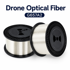 Cable de Fibra Óptica para Drones G657A2, Bobina de Fibra de Baja Pérdida y Ligera para Comunicación de Larga Distancia FPV UAV - Product Image 1