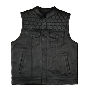 Chaleco de Cuero Genuino con Relleno 100% Poliéster Transpirable, Estilo Urbano para Hombre y Mujer - Product Image 4