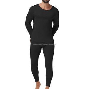 Conjunto de Ropa Interior Térmica Antibacteriana Ecológica de 2 Piezas para Hombre, Color Sólido, Invierno y Otoño, Marca Royal Bro Industry, Gran Venta - Product Image 2