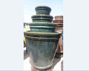 [Leo Nguyen Le] - Vente en gros de grands pots de fleurs décoratifs en céramique, pots à plantes de grande taille, pots à fleurs extérieurs émaillés pour arbres - Product Image 2