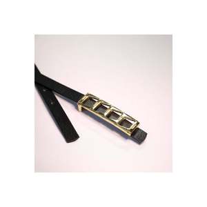 Ceinture fine à boucle pour femme, ceinture de pantalon, ceinture de veste, ceinture de robe, ceinture de chemise - NOIR - Product Image 3