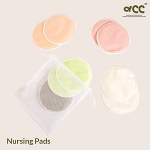 Reusable Nursing Pads Set Organic Cotton Leak Proof Breast Pads with Storage <b>Bag</b> - Product Image 2