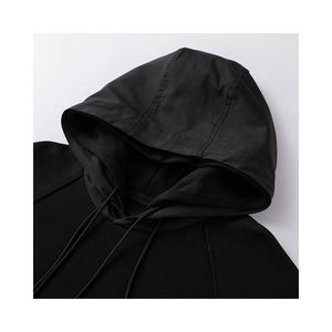 100% coton matériel respirant séchage rapide de haute qualité en gros Aciswashed OEM personnalisé poids lourd sweat à capuche surdimensionné pour hommes - Product Image 5