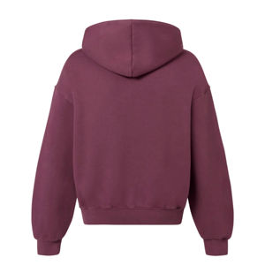 Sweat à capuche bordeaux personnalisé pour homme |   Sweat-shirt surdimensionné bordeaux |   Fabricant de sweats à capuche en molleton pour équipes sportives, vêtements décontractés OEM en gros - Product Image 2