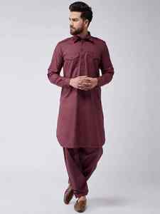 100% ropa informal tradicional Shalwar Kameez de algodón de alta calidad para hombres con tamaños personalizados disponibles para la venta - Product Image 2