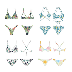 2024 ที่กําหนดเองชุดว่ายน้ําผู้หญิง OEM ชุดว่ายน้ําขายร้อนที่กําหนดเองพิมพ์ชุดว่ายน้ํา Backless บิกินี่สองชิ้น CustomMade ชุดว่ายน้ํา - Product Image 5