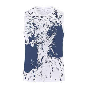 OEM Wholesale Sublimation <b>Tanktops</b> for <b>Men</b> high quality Anti shrink cheap price anti pilling Tank Tops With Customized color - Product Image 5