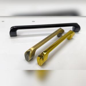 Luxury Adjustable <b>Outdoor</b> Kitchen <b>Cabinet</b> Handles Modern Brass Gold Black Drawer Pulls Furniture Hardware for Warehouse Use - Product Image 4