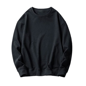 Sudaderas de cuello redondo en blanco para hombres Opciones de forro polar y algodón Precio bajo Sudaderas suaves cómodas hechas a medida - Product Image 1