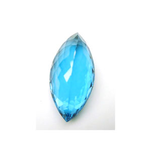 ของขวัญพลอยบุษราคัมสีฟ้าจากสวิสที่น่าสนใจสำหรับการทำเครื่องประดับหินบุษราคัมสีฟ้าสวิสทรงหลวมสำหรับเธอ - Product Image 4