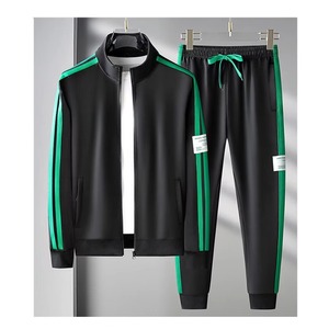 2025 vente chaude automne hiver qualité supérieure hommes coupe-vent à manches longues survêtement ensemble pour hommes - Product Image 6