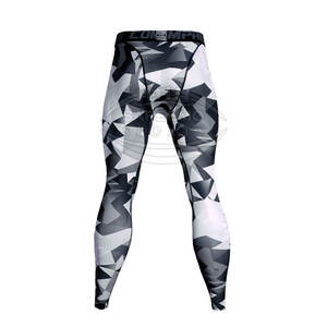 Pantalones de Compresión para Hombre, Alta Elasticidad, Ajustables, Largos, para Gimnasio, Entrenamiento, Fitness, Running, Ropa Deportiva, Ajuste Delgado, Elásticos - Product Image 2