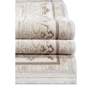 Alfombra Mexx MX008 Beige para Decoración del Hogar, Fabricada a Máquina, Libre de Polvo, 80x150 cm, Envío Manual - Product Image 4