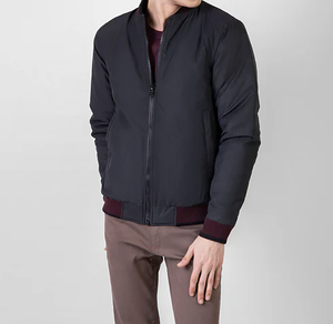Bomber Edge Bold Style Coated <b>Camouflage</b> Formal Spring Unisex <b>Jacket</b> with Front Logo - Product Image 3