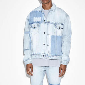 Venta al por mayor de fábrica, Chaquetas vaqueras de manga larga con botones, Chaquetas vaqueras de hombre, Chaquetas vaqueras de hombre con logotipo personalizable - Product Image 6