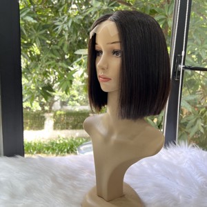 PELUCAS SIN GLUELESS CON CIERRE DE ENCAJE EXTENSIONES DE CABELLO HUMANO VIETNAMÉS DONANTE ÚNICO NEGRO RECTO - Product Image 2