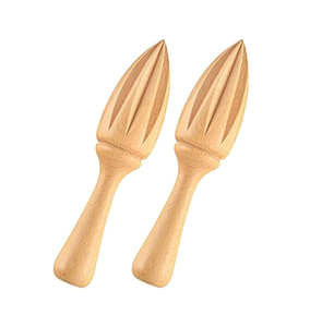 Exprimidor de limón de madera Mini exprimidor de frutas Naranja Citrus Juice Reamer pieza de diseño con producto de venta - Product Image 3