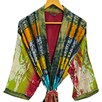 Robe portefeuille indienne tunique sari robe robe de mariée robe de maternité robe cadeau robe de plage fête porter indien imprimé soie sari kimono,