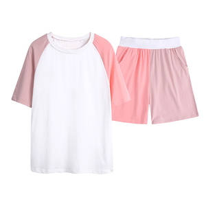 Customized Logo Women Summer Clothes Tracksuit Women Clothing <b>Sets</b> Contrast Color Shorts Loungewear <b>Set</b> Mommy and Me Short <b>Sets</b> - Product Image 5