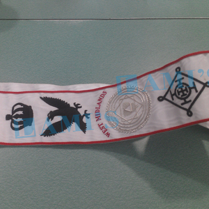 Le meilleur matériel ceinture divisionnaire de la Croix-Rouge de Constantine ceinture de régalia maçonnique brodée à la main - Product Image 6